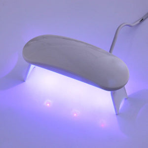 6W UV/LED Lamp Nail Dryer - White Nail Tools BORN PRETTY