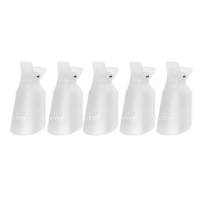 5pcs Transparent Gel Remover Nail Cap Clips Tools & Accessories No Brand