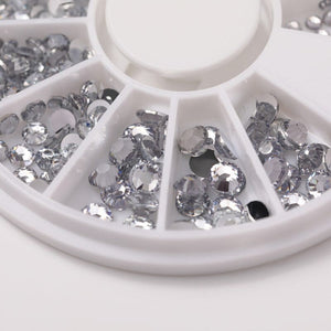 3D Nail Rhinestones in Wheel DIY Nails BORN PRETTY