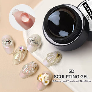 Clear 5D Sculpting Gel 5g HEMA/TPO FREE Gel Nail Polish BORN PRETTY