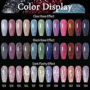 Glitter Reflective Gel UR-126 7.5ml Gel Nail Polish UR SUGAR