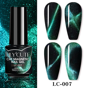 Cat Magnetic Gel LC-007 7ml Gel Nail Polish LILYCUTE