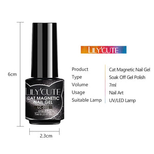 Cat Magnetic Gel LC-002 7ml Gel Nail Polish LILYCUTE
