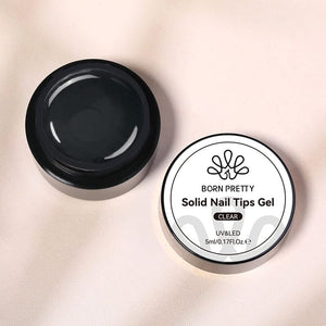 Clear Solid Nail Tips Gel 5ml Tools & Accessories BORN PRETTY