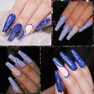 Reflective Colorful Top Coat 7ml Gel Nail Polish LILYCUTE