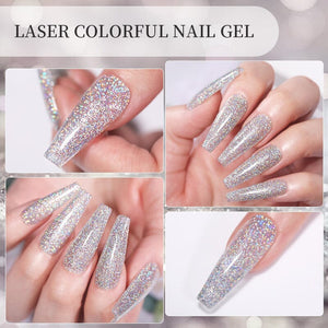 Glitter Colorful Nail Gel LC-H10 7ml Clearance LILYCUTE
