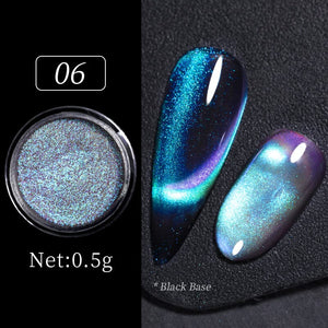 Chameleon Cat Magnetic Powder Nail Art No Brand