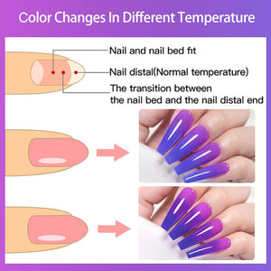 Thermal Nail Gel Polish 7ml Gel Nail Polish LILYCUTE