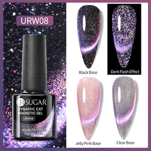 Dynamic Cat Magnetic Gel URW08 7ml Gel Nail Polish UR SUGAR