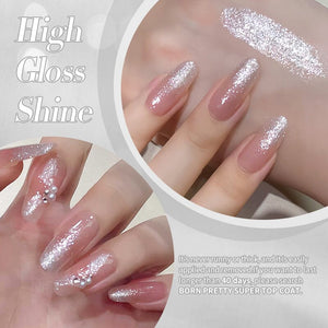 Silver Glitter Gel Polish CG105 10ml Gel Nail Polish BORN PRETTY