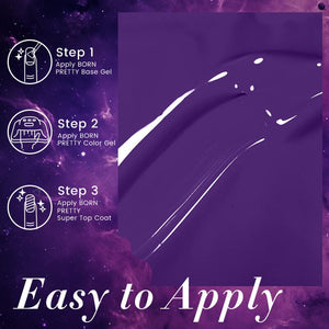 Purple Gel Polish CG042 10ml Gel Nail Polish BORN PRETTY