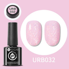 Flakes Rubber Base Gel URB032 7ml Base & Top Coat UR SUGAR