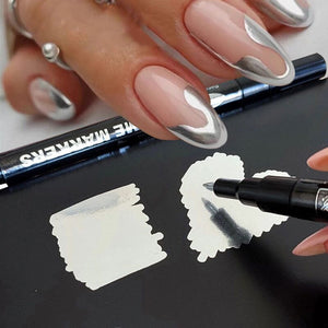 Metallic Nail Polish Painting Pen Tools & Accessories No Brand