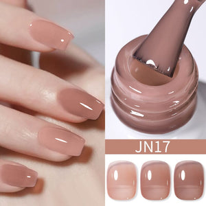 10ml Jelly Nude Gel JN17 Gel Nail Polish BORN PRETTY