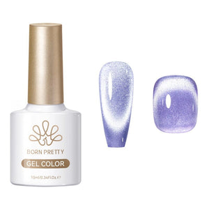 Crystal Cat Magnetic Gel MY327 Sea Blue 10ml Gel Nail Polish BORN PRETTY