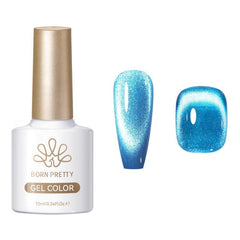 Blue Collection Cat Magnetic Gel Polish 10ml Gel Nail Polish BORN PRETTY SB18
