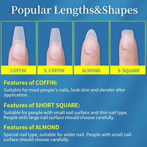 120pcs Full Cover Matte Soft Gel Tips False Nails Nail Tips KOSKOE