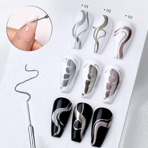 Metallic Line Nail Gel 5ml Gel Nail Polish LILYCUTE