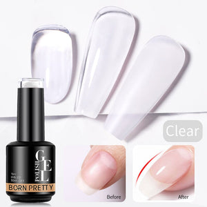 BORN PRETTY Rubber Base Gel 15ml Gel Nail Polish BORN PRETTY