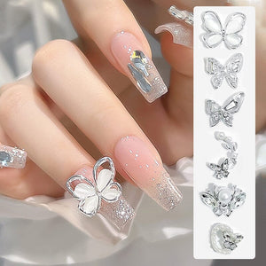 Butterfly Opal Alloy Nail Decoration 02 Nail Art BORN PRETTY