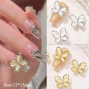 Butterfly Opal Alloy Nail Decoration 04 Nail Art BORN PRETTY