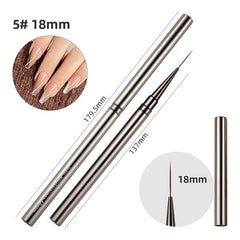 Drawing Liner Brush Metal Handle Cover Tools & Accessories No Brand 05
