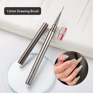 Drawing Liner Brush Metal Handle Cover Tools & Accessories No Brand