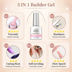 5 in 1 Builder Gel QC05 10ml