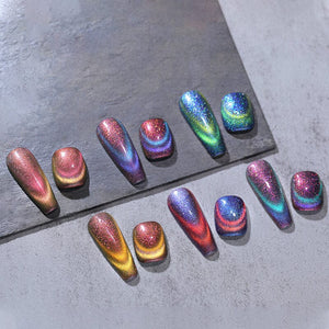 Colored Cat Magnetic Gel MY114-MY119 Reflective Glass 10ml Gel Nail Polish BORN PRETTY