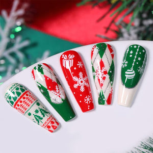 Stamping Plate X021 Christmas Nail Stamping BORN PRETTY