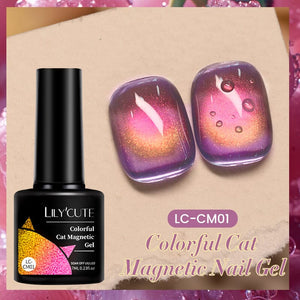 Colorful Cat Magnetic Gel LC-CM01 7ml Gel Nail Polish LILYCUTE