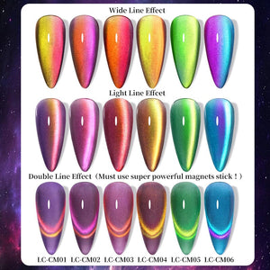 Colorful Cat Magnetic Gel LC-CM01 7ml Gel Nail Polish LILYCUTE