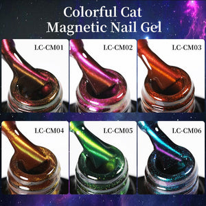 Colorful Cat Magnetic Gel LC-CM02 7ml Gel Nail Polish LILYCUTE