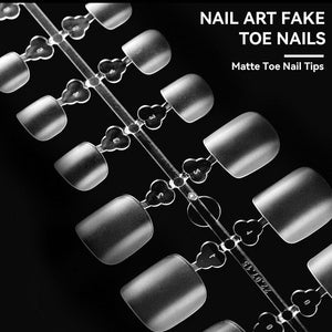 120pcs Toe Nail Tips Nail Tips KOSKOE