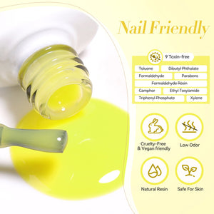 6 Colors Hey Candy Semi Jelly Gel Polish Set 7ml Gel Nail Polish BORN PRETTY