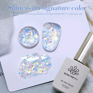 AB Color Glitter Sequins Gel Polish 15ml Gel Nail Polish BORN PRETTY
