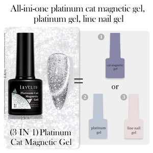 Platinum Cat Magnetic Gel LC-BJ04 7ml Gel Nail Polish LILYCUTE
