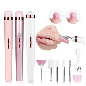 Rosegold Electric Nail Drill Machine With Light Tools & Accessories No Brand