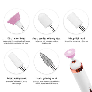 Rosegold Electric Nail Drill Machine With Light Tools & Accessories No Brand