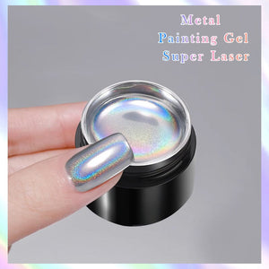 Super Laser Metal Painting Gel 5ml Gel Nail Polish BORN PRETTY