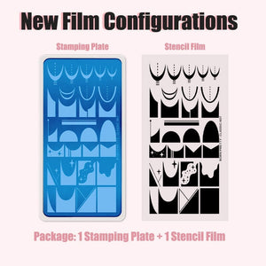 Nail Stamping Plate BRIDAL-N05 Stamping Nail BORN PRETTY