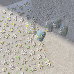 Flowers 3D Nail Sticker HG-5D196 Nail Art No Brand
