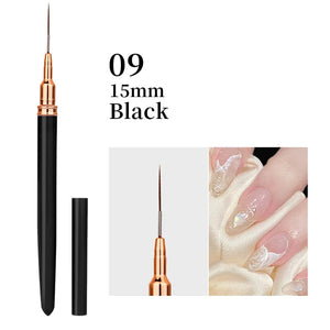 Pink Black Nail Art Liner Brush Tools & Accessories No Brand 09
