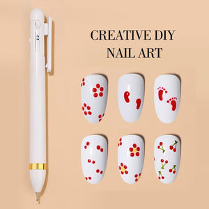 4 in 1 Nail Art Dotting Pen Rhinestone Picker Tools & Accessories No Brand