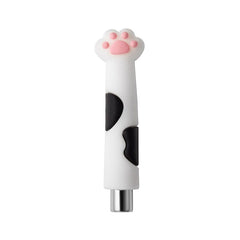 Cylindrical Magnetic Stick Cute Cat Paw Handle White Tools & Accessories No Brand