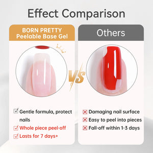 Peelable Base Gel 15ml Gel Nail Polish BORN PRETTY