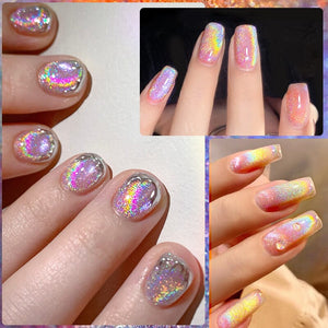 Rainbow Glass Cat Magnetic Gel RC05 7ml Gel Nail Polish LILYCUTE