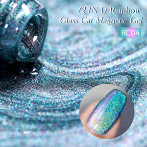 Rainbow Glass Cat Magnetic Gel RC05 7ml Gel Nail Polish LILYCUTE