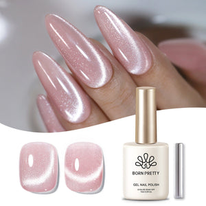 Milky Pink Cat Magnetic Gel Polish 15ml Gel Nail Polish BORN PRETTY