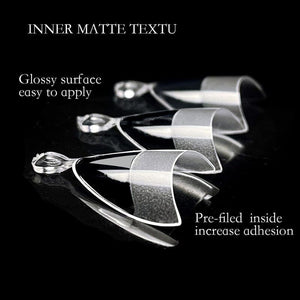 120/240pcs Half Cover Matte Short Almond Nail Tips Nail Tips No Brand